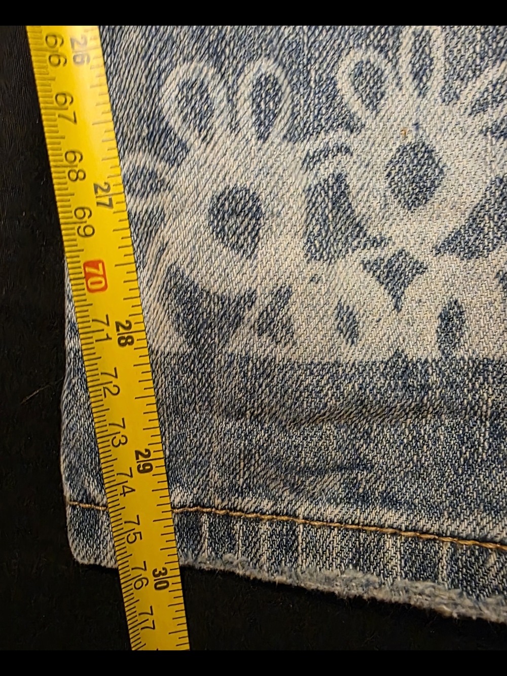 Pilcro Anthropologie Distressed Patchwork Boho Jeans - Picture 9 of 13